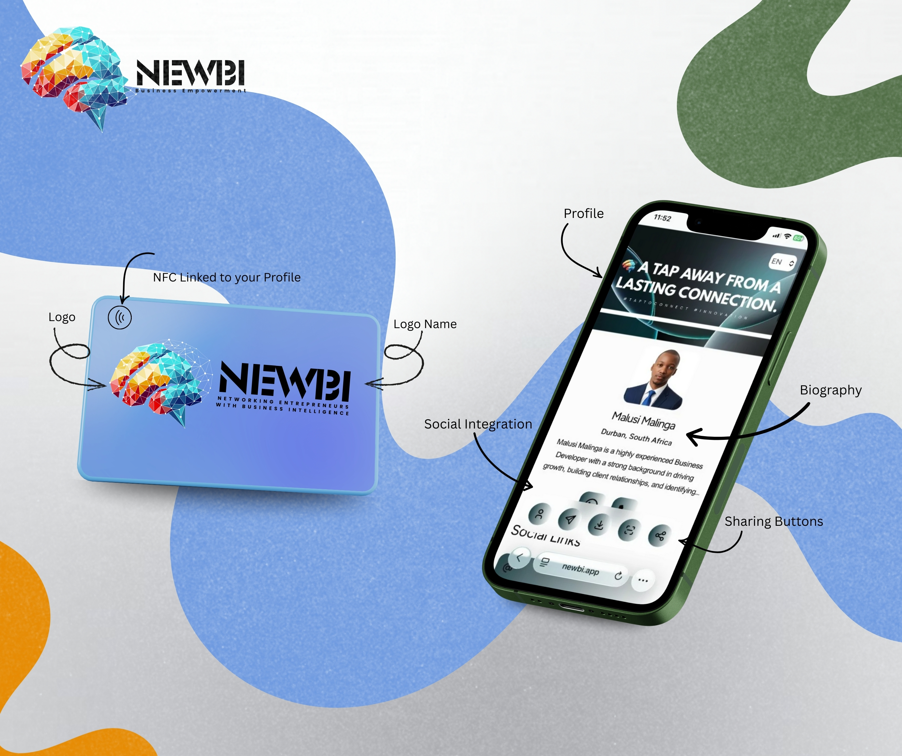 How can I design my own business card?